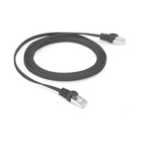 DK-1644-A-F-0025/BL - CAT 6A U-FTP Patchkabel, Cu, PVC AWG 30/7,  0,25 m Schwarz