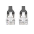 DK-1644-A-F-0025/BL - CAT 6A U-FTP Patchkabel, Cu, PVC AWG 30/7,  0,25 m Schwarz