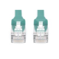DK-1644-A-F-0025/G - CAT 6A U-FTP Patchkabel, Cu, PVC AWG 30/7,  0,25 m Grün