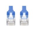 DK-1644-A-F-005/B - CAT 6A U-FTP Patchkabel, Cu, PVC AWG 30/7,  0,5 m Blau