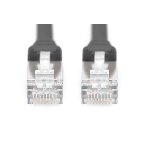 DK-1644-A-F-020/BL - CAT 6A U-FTP Patchkabel, Cu, PVC AWG 30/7,  2 m Schwarz