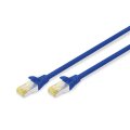 DK-1644-A-010/B - CAT 6A S-FTP Patchkabel, Cu, LSZH AWG 26/7,  1 m,  Blau