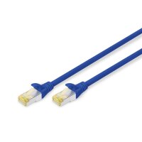 DK-1644-A-030/B - CAT 6A S-FTP Patchkabel, Cu, LSZH AWG 26/7,  3 m,  Blau