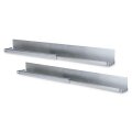 DIGITUS DN-19-GS-SRV - L-Form Gleitschienen, für 800-1000 mm tiefe Schr. tiefenverstellbar von 500-750 mm, Set mit 2 Stück