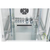 DIGITUS DN-19-42U-I-8/8-1 - 42HE Netzwerkschrank, Indoor IP55 2100x800x800, inkl. Sockel, grau (RAL 7035)