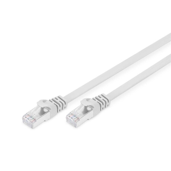DK-1644-A-F-0025 - CAT 6A U-FTP Patchkabel, Cu, PVC AWG 30/7,  0,25 m,  Grau