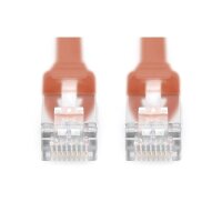 DK-1644-A-F-010/R - CAT 6A U-FTP Patchkabel, Cu, PVC AWG 30/7,  1 m Rot