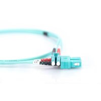 DIGITUS DK-2532-10/3 - LWL Patchkabel, Duplex, LC zu SC MM OM3 50/125 µ, 10 m