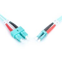 DIGITUS DK-2532-10/3 - LWL Patchkabel, Duplex, LC zu SC MM OM3 50/125 µ, 10 m