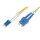 DIGITUS DK-2932-02 - LWL Patchkabel, Duplex, LC zu SC SM OS2 09/125 µ, 2 m