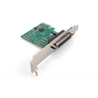 DIGITUS DS-30020-1 - Parallel I/O,1-port, PCIexpress Add-On card 1-port, inkl. low Profil, Chipsatz:AX99100