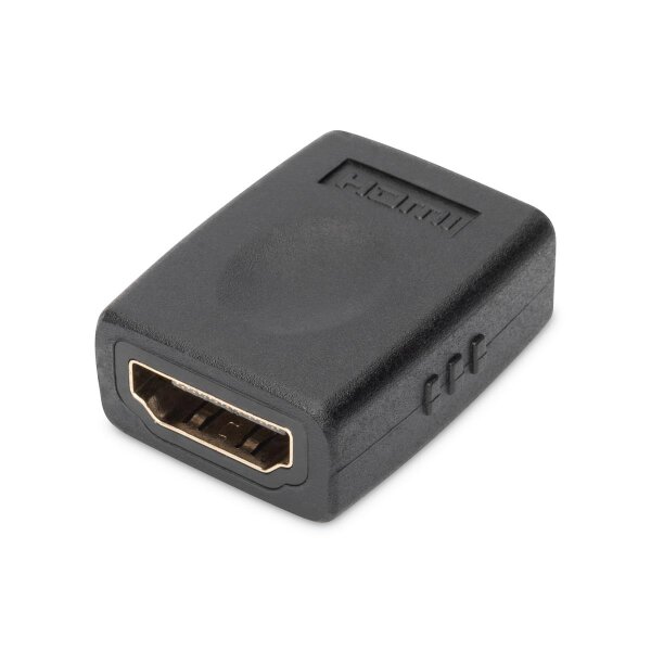DIGITUS AK-330500-000-S - HDMI Adapter, Typ A Bu/Bu, Ultra HD 60p, sw