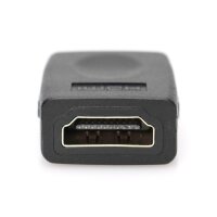 DIGITUS AK-330500-000-S - HDMI Adapter, Typ A Bu/Bu, Ultra HD 60p, sw