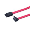 DIGITUS AK-400104-005-R - SATA Anschlusskabel, L-Typ Bu/Bu, 0.5m, 90ø l-gew.-gerade,SATA II/III, ro