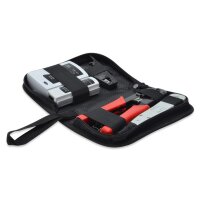 DIGITUS DN-94022 - Netzwerk Werkzeugset, LAN Tester, Crimpzange, Schneid.&Abisol. Werkz., LSA, Werkzeug, Bag