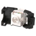 DIGITUS DN-93502 - CAT 5e Keystone Modul, ungeschirmt RJ45 zu LSA, werkzeugfreie Montage