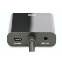 DIGITUS DA-70461 - HDMI auf VGA Konverter Adapter Typ A - VGA (D-Sub) connector, 3,5mm audio jack