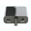 DIGITUS DA-70461 - HDMI auf VGA Konverter Adapter Typ A - VGA (D-Sub) connector, 3,5mm audio jack