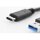 DIGITUS AK-300136-010-S - USB Type-C Anschlusskabel, Type-C - A St/St, 1.0m, 3A, 5GB, 3.0 Version, sw