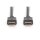 DIGITUS AK-330107-020-S - HDMI High Speed Anschlusskabel, Typ A St/St, 2.0m, Ultra HD 60p, gold, sw