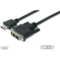 DIGITUS AK-330300-020-S - HDMI Adapterkabel, Typ...