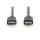 DIGITUS AK-330114-020-S - HDMI Standard Anschlusskabel, Typ A SSt/St, 2.0m, m/Ethernet,  Full HD, gold, sw
