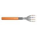 DIGITUS DK-1743-VH-10 - CAT 7 S-FTP Installationskabel, 1200 MHz Dca (EN 50575), AWG 23/1, 1000m, Simplex, Orange