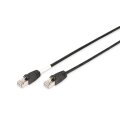 DK-1644-100/BL-OD - CAT 6 S-FTP Outdoor Patchkabel, Cu, PE AWG 27/7,  10 m, Schwarz