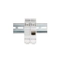 DIGITUS AN-25187 - Hutschienen Adapter für 1x Keystone Modul, IP20 Beschriftungsfeld und Staubschutz, für DN-93617