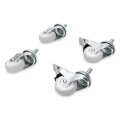 DIGITUS DN-19-CASTOR-WM - Laufrollen-Set für Standard Wandgehäuse 4 Laufrollen, 2 Stk. sind feststellbar,