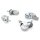 DIGITUS DN-19-CASTOR-WM - Laufrollen-Set für Standard Wandgehäuse 4 Laufrollen, 2 Stk. sind feststellbar,