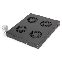 DIGITUS DN-19-FAN-4-HO-SW - Lüftereinheit für...