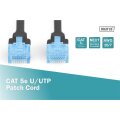 DIGITUS DK-1512-100/BL - CAT 5e U-UTP Patchkabel, PVC AWG 26/7, Länge 10 m, Farbe Schwarz