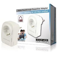 König Nano Powerline Adapter 500 Mbit/s CS500PLCPT100