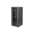 DIGITUS DN-19-26U-6/6-B-1 - 26HE Netzwerkschrank, Unique 1342x600x600 mm, Farbe Schwarz (RAL 9005)