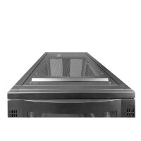 DIGITUS DN-19-SRV-26U-B-G-1 - 26HE Serverschrank, Unique Serie, 1340x600x1000 mm Stahl-Fronttür mit Plexiglas, schwarz (RAL 9005)