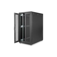 DIGITUS DN-19-SRV-26U-B-G-1 - 26HE Serverschrank, Unique Serie, 1340x600x1000 mm Stahl-Fronttür mit Plexiglas, schwarz (RAL 9005)