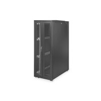 DIGITUS DN-19-SRV-36U-B-G - 36HE Serverschrank, Unique, 1785x600x1000 mm Stahl-Fronttür mit Plexiglass, schwarz (RAL 9005)