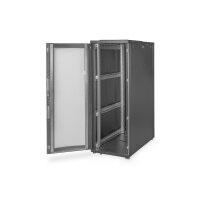 DIGITUS DN-19-SRV-36U-B-G - 36HE Serverschrank, Unique, 1785x600x1000 mm Stahl-Fronttür mit Plexiglass, schwarz (RAL 9005)