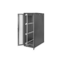 DIGITUS DN-19-SRV-36U-B-G - 36HE Serverschrank, Unique, 1785x600x1000 mm Stahl-Fronttür mit Plexiglass, schwarz (RAL 9005)