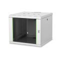 DIGITUS DN-19-09U-6/6 - 9HE Wandgehäuse, Unique 509x600x600 mm, Farbe Grau (RAL 7035)