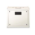 DIGITUS DN-19-09U-6/6 - 9HE Wandgehäuse, Unique 509x600x600 mm, Farbe Grau (RAL 7035)