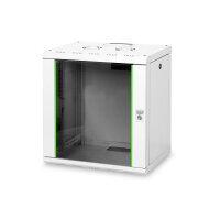 DIGITUS DN-19-12U - 12HE Wandgehäuse, Unique 643x600x450 mm, Farbe Grau (RAL 7035)