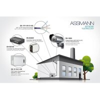 DIGITUS DK-1741-VH-1-OD - CAT 7 S-FTP Installationskabel, Outdoor, 1200 MHz PE, innen Eca (LSZH-1), AWG 23/1, Sx, Sw&Vi
