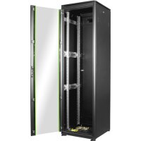 DIGITUS DN-19-42U-6/6-B-1 - 42HE Netzwerkschrank, Unique 2053x600x600 mm, Farbe Schwarz (RAL 9005)