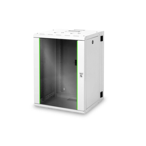 DIGITUS DN-19-16U-3 - 16HE Wandgehäuse, Unique Serie, 820x600x600 mm zweiteilig, schwenkbar, grau ( RAL 7035)