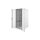 DIGITUS DN-19-SRV-42U-8/12 - 42HE Serverschrank, Unique, 2050x800x1200 mm perforierte Stahltüren, Farbe grau (RAL 7035)