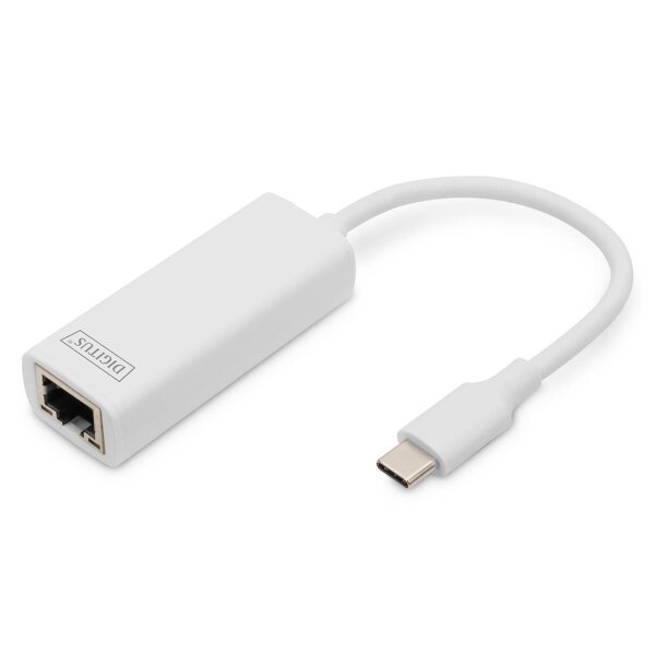DIGITUS DN-3024 - USB Typ C 3.0 Gigabit Ethernet Adapter 10/100/1000 Mbps