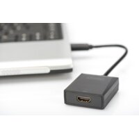 DIGITUS DA-70841 - USB 3.0 auf HDMI Adapter, 1080p Eingang USB, Ausgang HDMI
