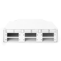 DIGITUS DN-96890 - Hutschienenadapter für 6x SC/DX Kupplungen, Farbe Grau